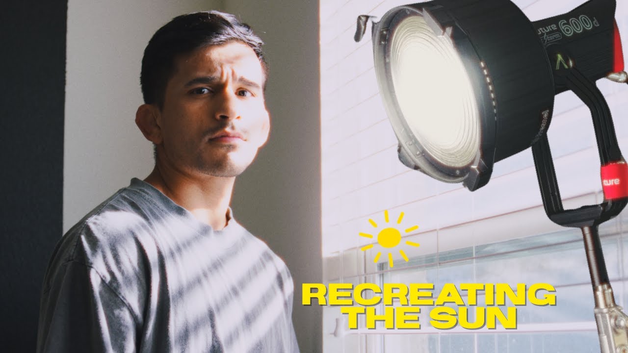 HOW TO recreate the SUN using a Fresnel Lens. | Aputure F10 Fresnel