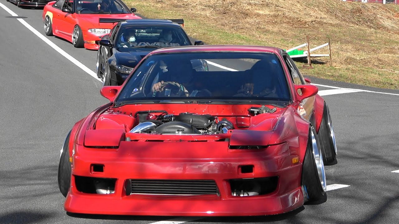 SR ALL STAR MEETING 会場内移動 SILVIA S13 S14 S15 180SX 240SX