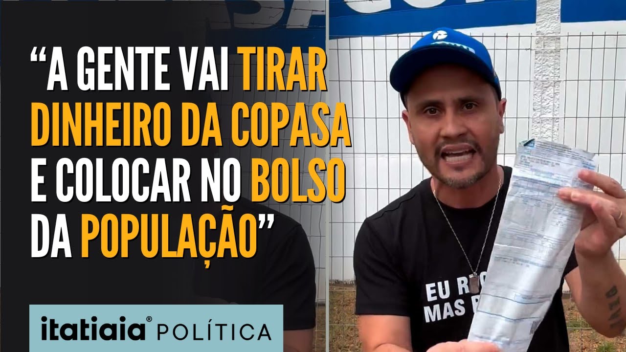 CLEITINHO COMEMORA RESCISÃO DO CONTRATO DE MUNICÍPIOS DE MG COM A COPASA: 