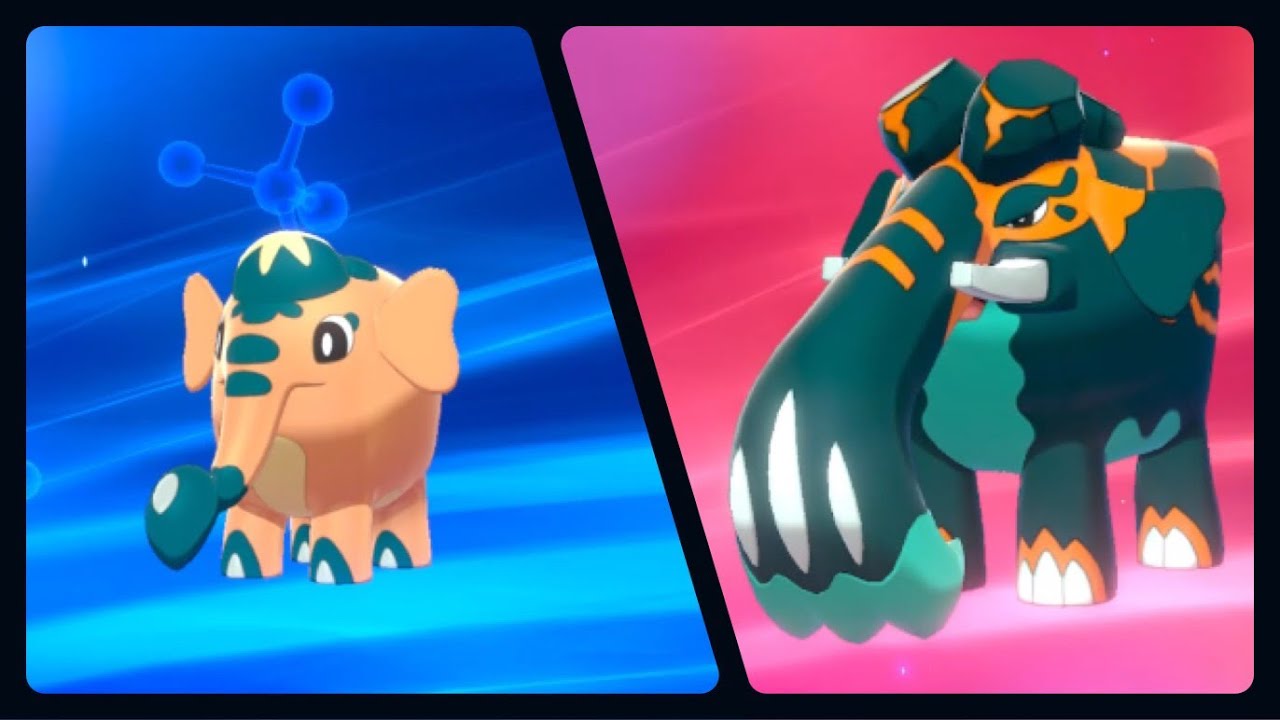 CUFANT EVOLVED INTO COPPERAJAH (POKEMON SHIELD)