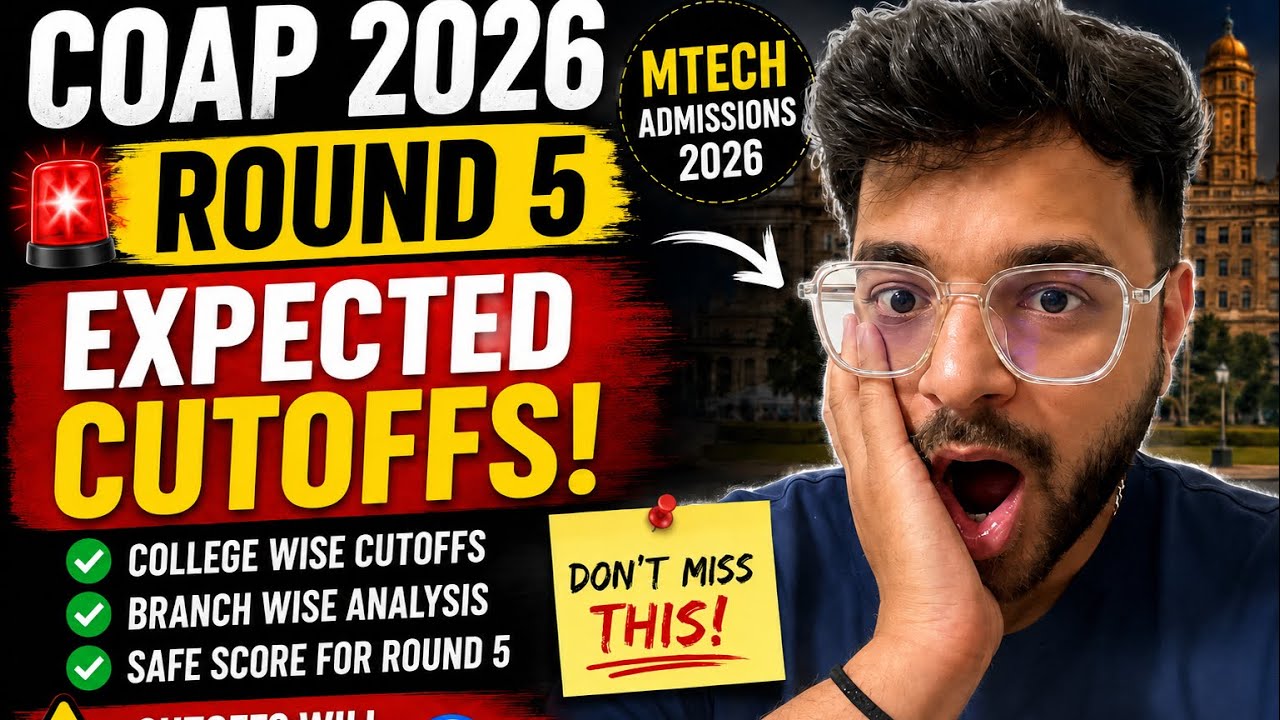 Round 5 Cutoffs Will SHOCK You! 😱 COAP 2026 Expected Cutoffs & Safe Score