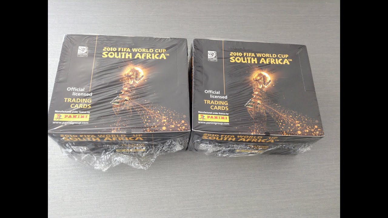 PANINI FIFA WORLD CUP 2010 **BOX BREAK PT 1** BINDER REVIEW
