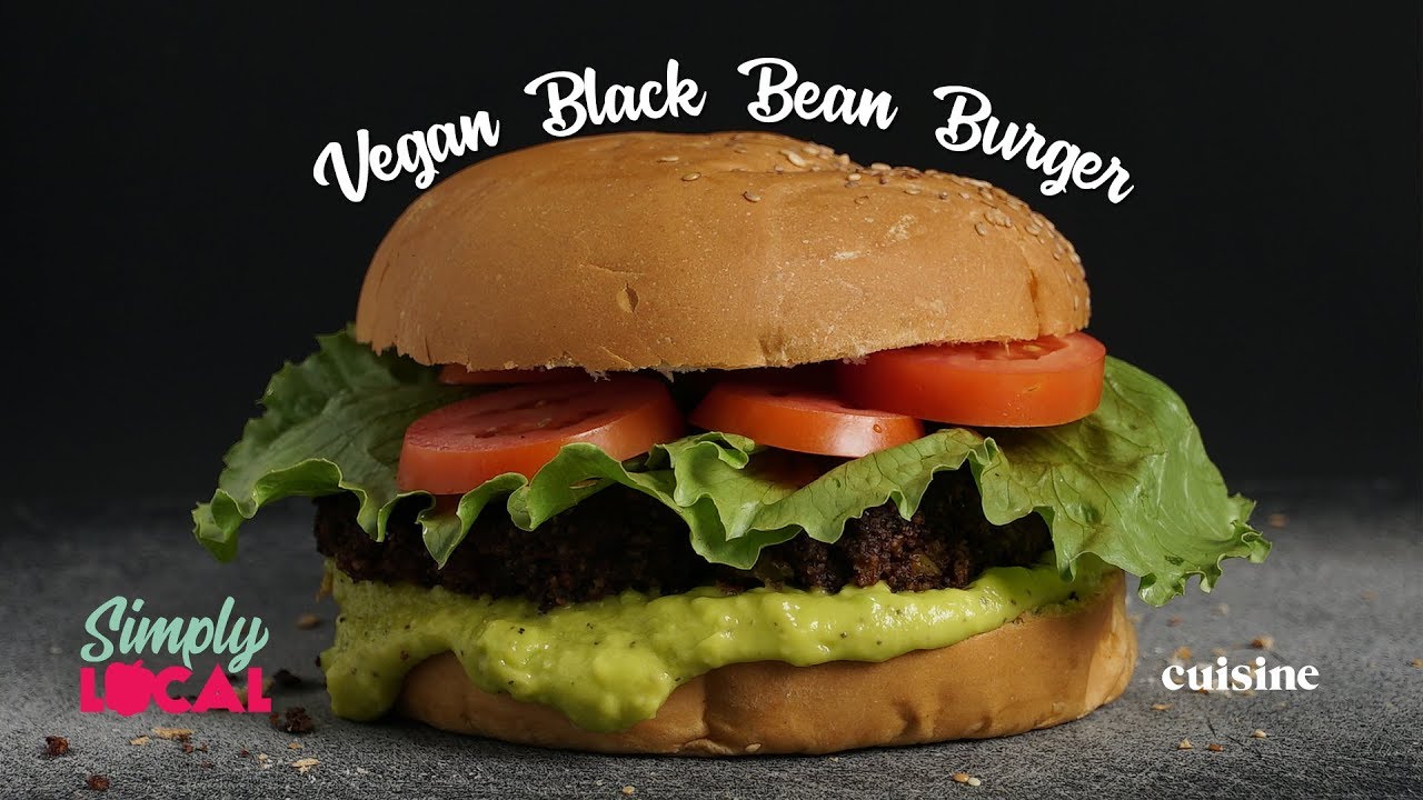 Vegan Black Bean Burger | Simply Local