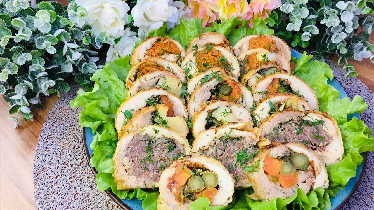 «МЕРЗА КХАЧА»КУРИНЫЕ РУЛЕТИКИ С РАЗНЫМИ НАЧИНКАМИ😋  #Куриный_рулет