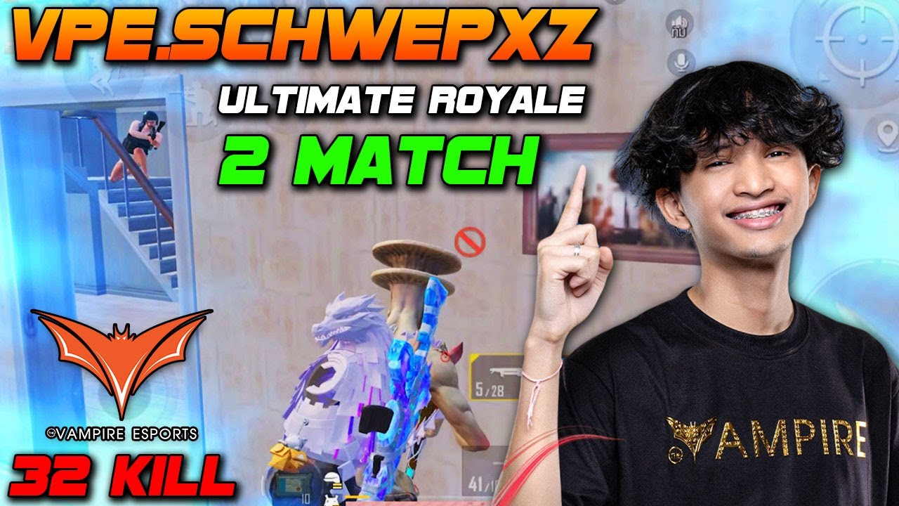 PUBG Mobile Thailand : VPE.SchwepXz 2 Match Ultimate Royale Highlight Ep.468