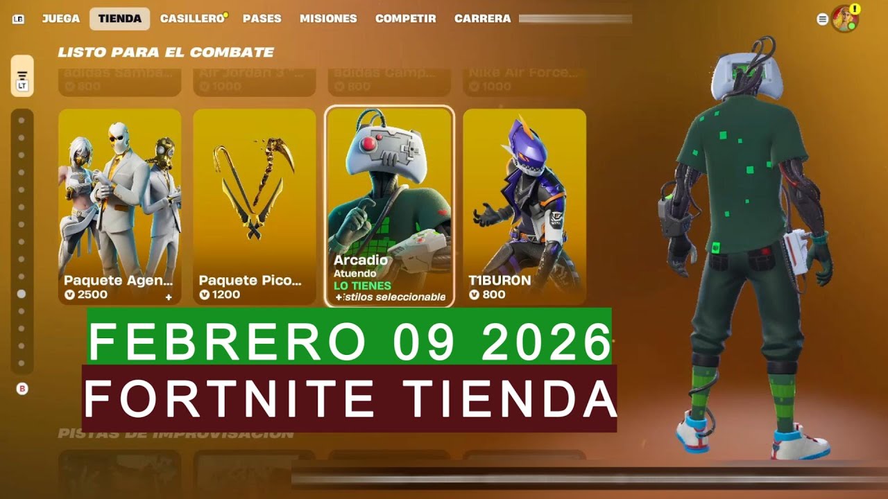 TIENDA DE FORTNITE FEBRERO 09 2026 PARECE HALLOWEEN SKINS DE MIEDO#fortnite #fortniteclips #fornite