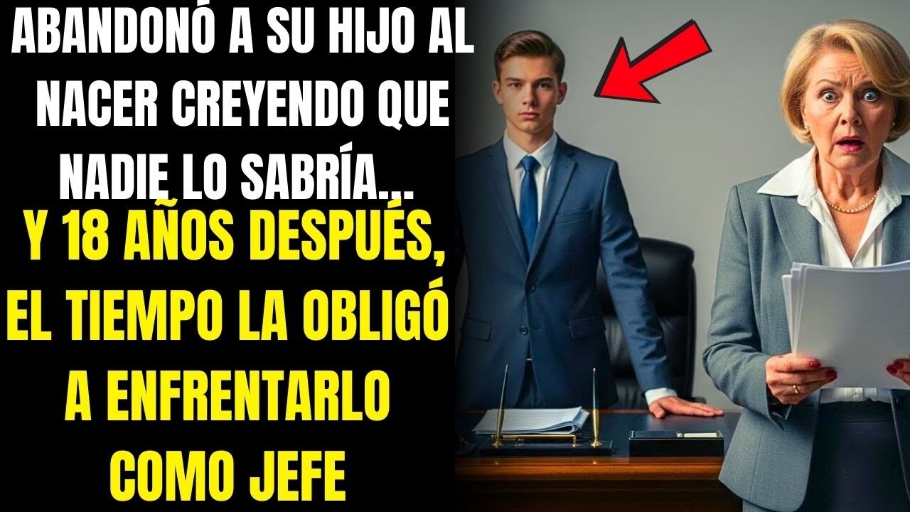 ABANDONÓ A SU HIJO AL NACER… Y 18 AÑOS DESPUÉS, EL TIEMPO LA OBLIGÓ A ENFRENTARLO COMO JEFE