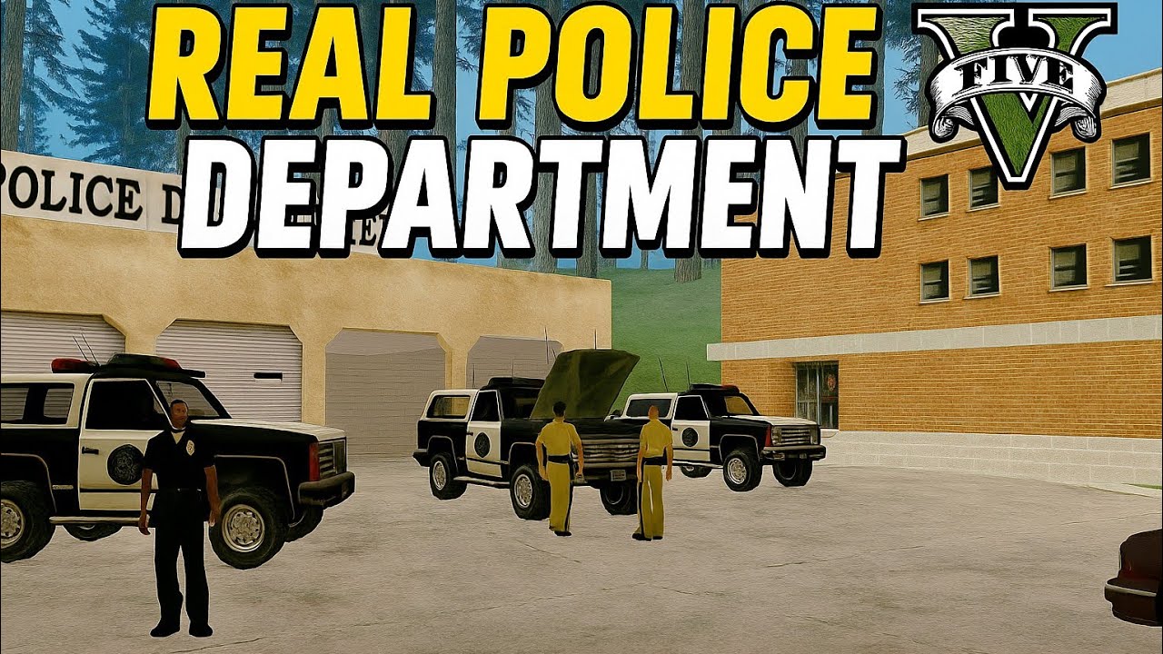 All Police Stations Revived in GTA San Andreas Android | CLEO Mod Realism Upgrade!