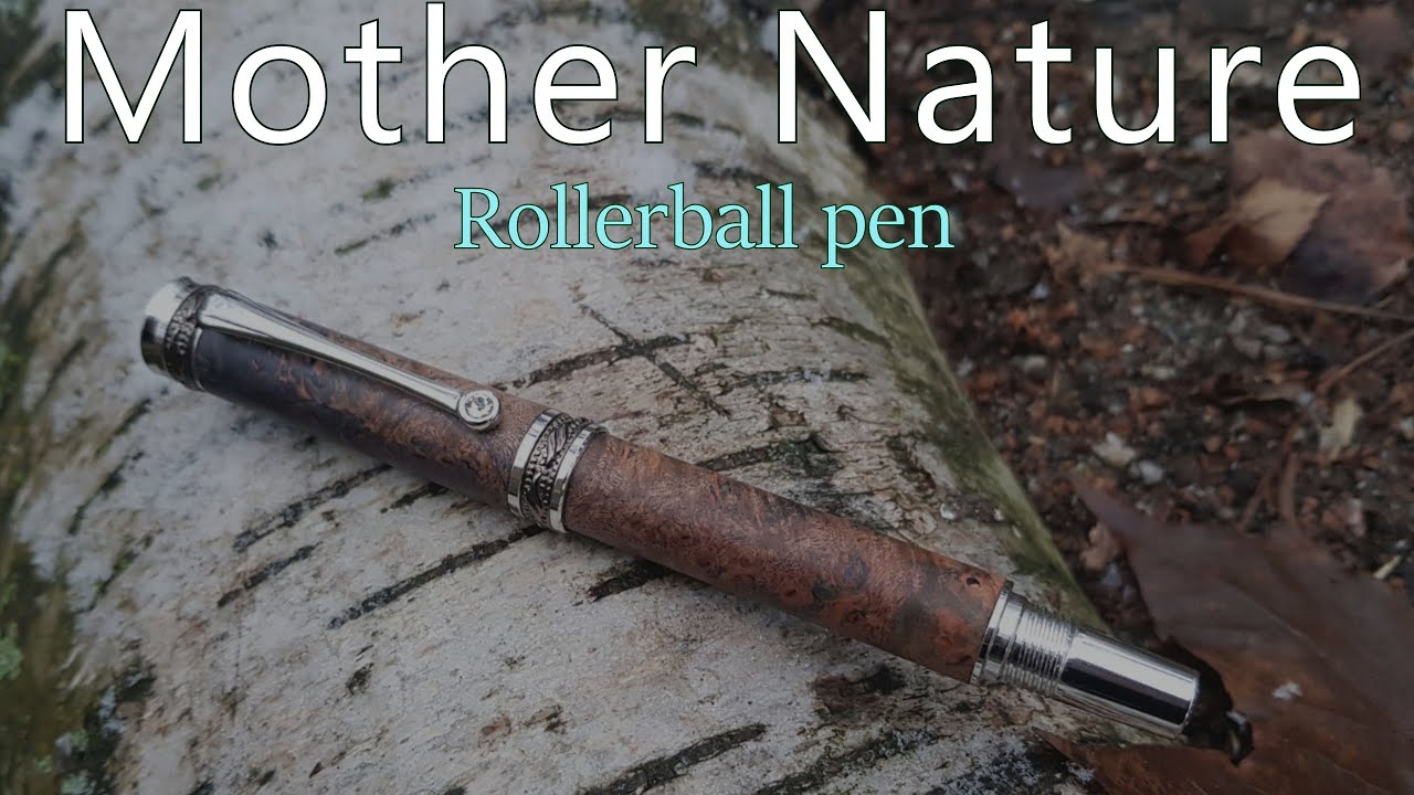 (Pen Turning) Majestic jr Rollerball Pen The Mother Nature