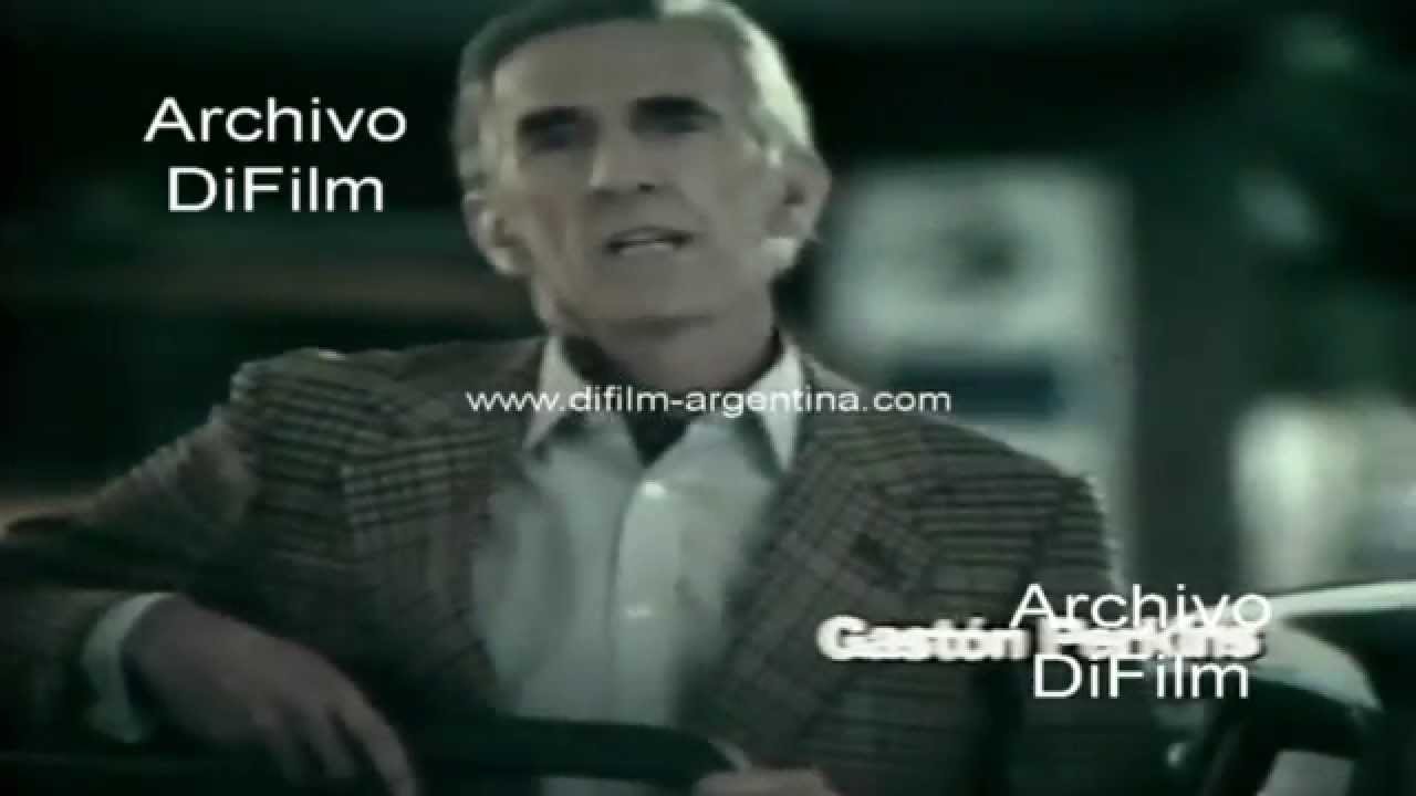 Publicidad automovil Peugeot 504 GRD con Gaston Perkins 1984