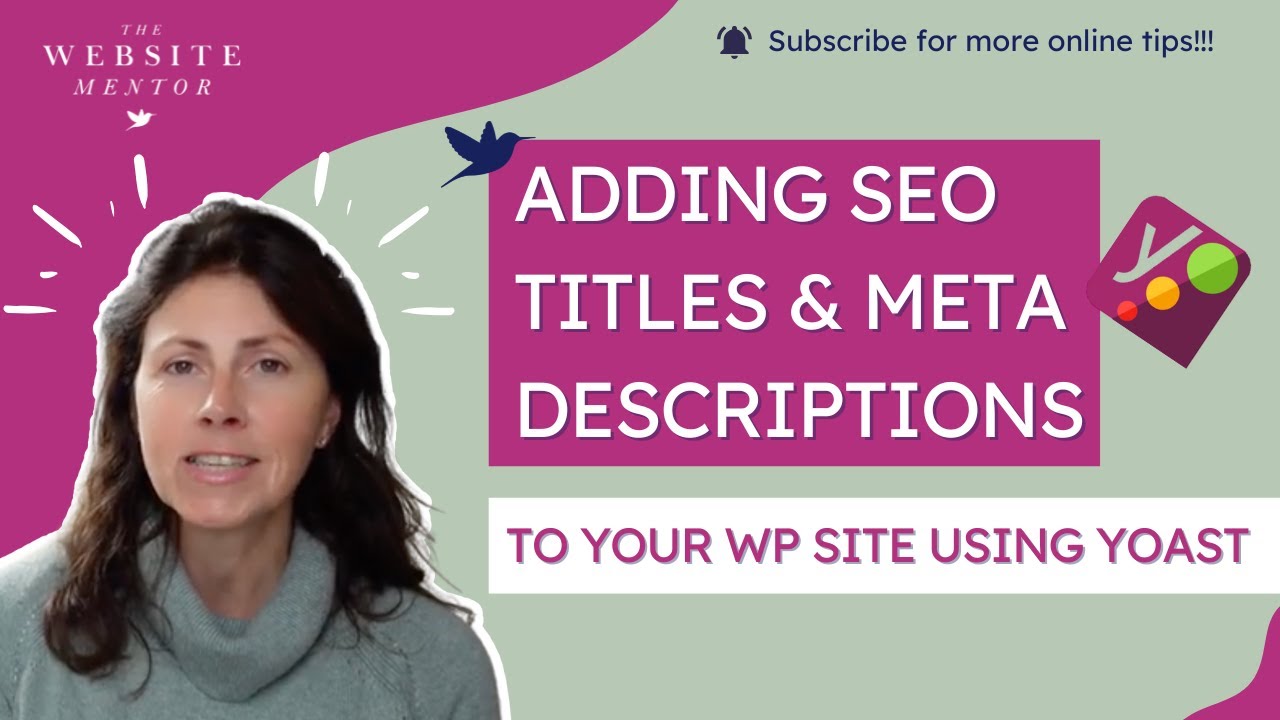 How to add SEO Titles and Meta Descriptions on your WordPress website using Yoast