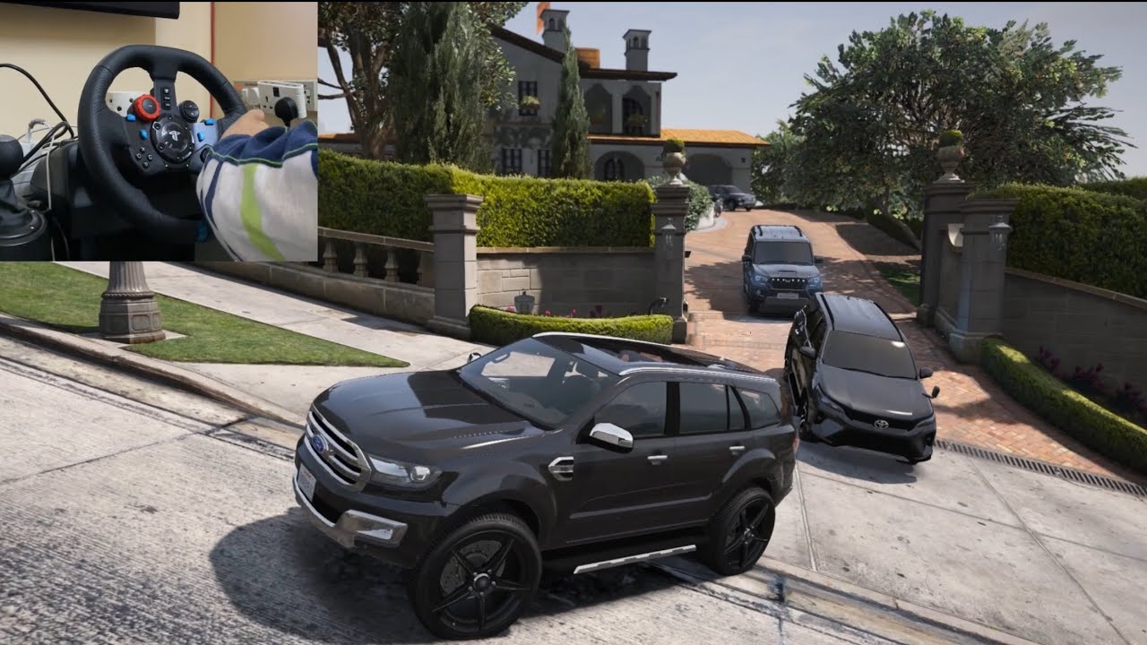 Ford Endeavour 🔥 | Fortuner Legender | Scorpio Classic S11 | OFF-ROAD Convoy | Logitech G29 | GTA 5