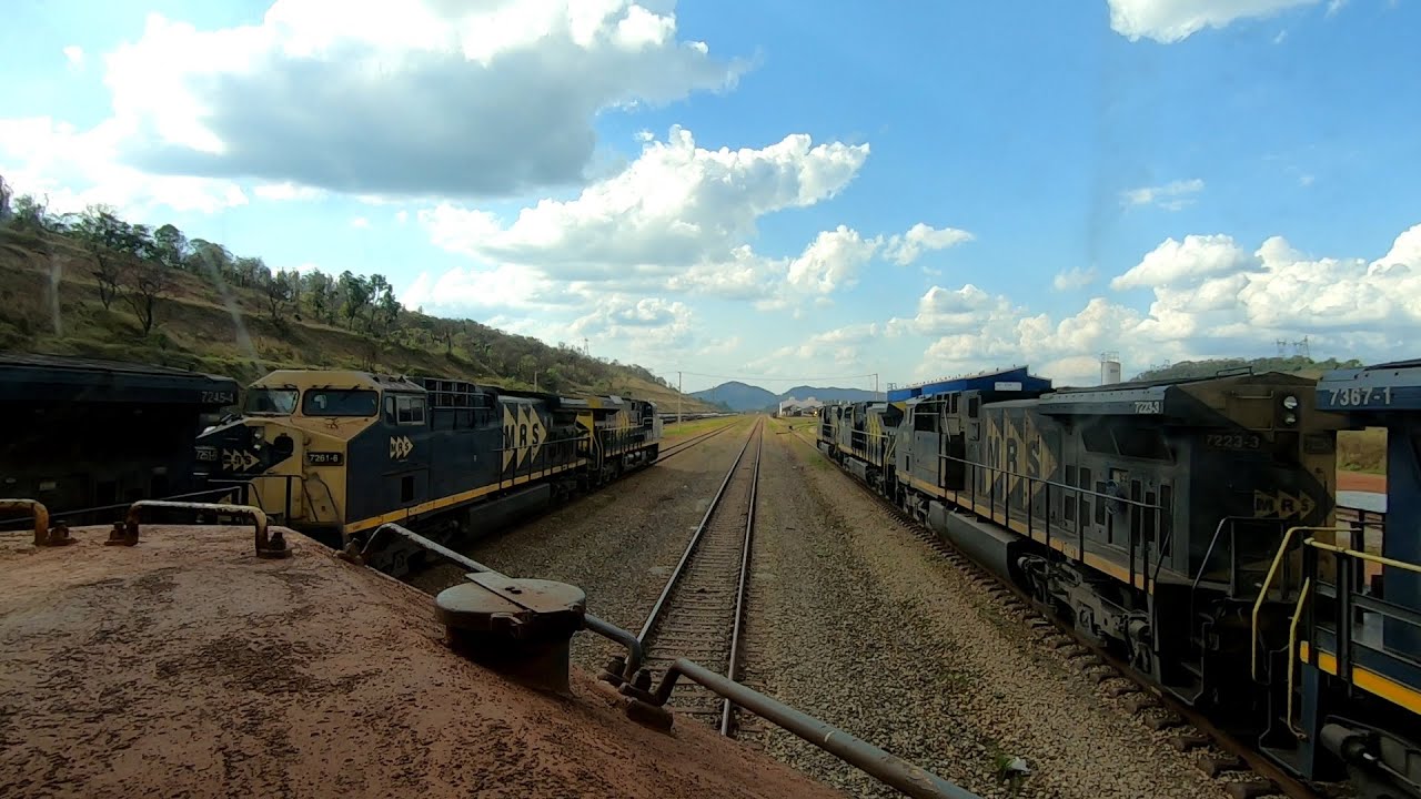 Circulação com uma dupla de locomotivas do P1-7 ate o P1-5A