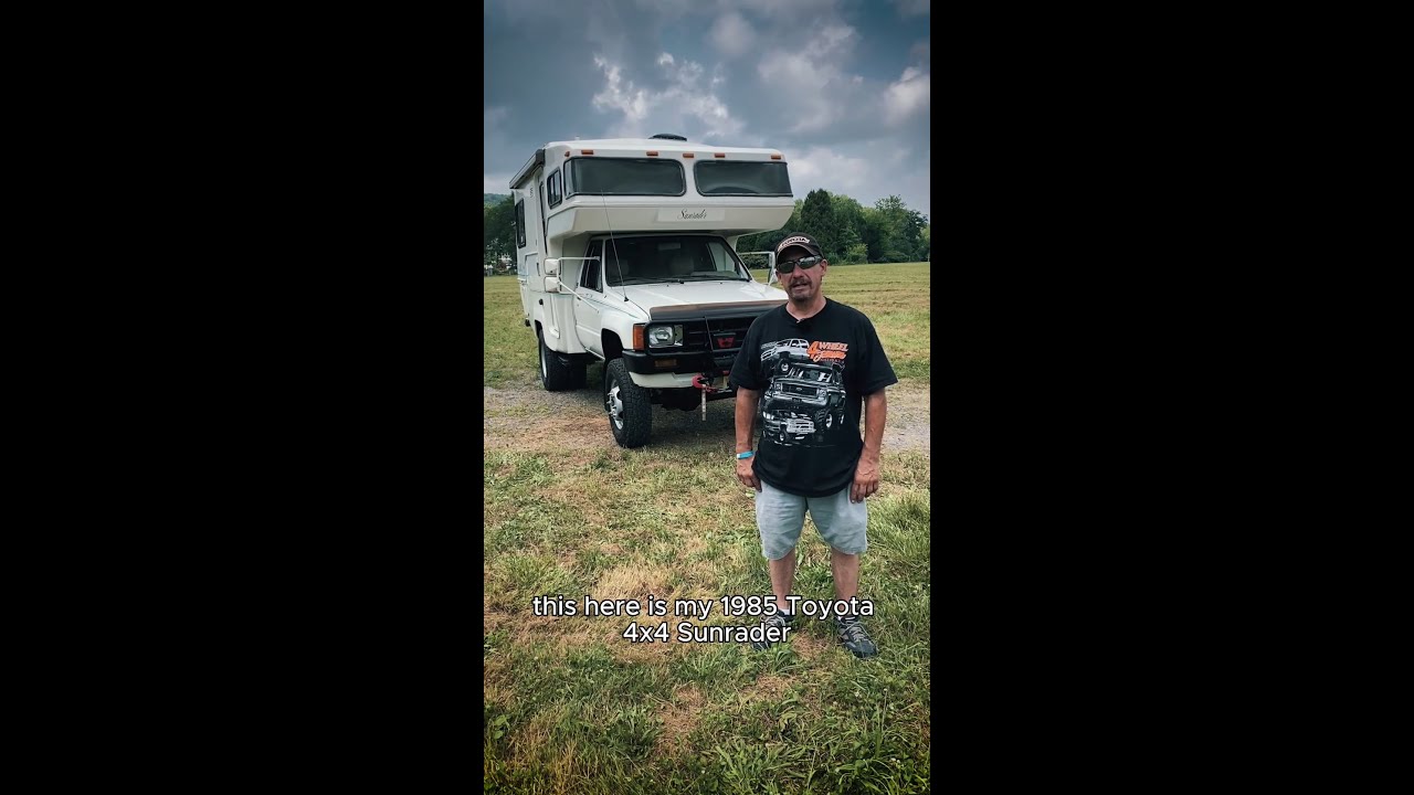Toyota 4x4 Sunrader 1985 года: ультра-редкий кемпер-мини-грузовик