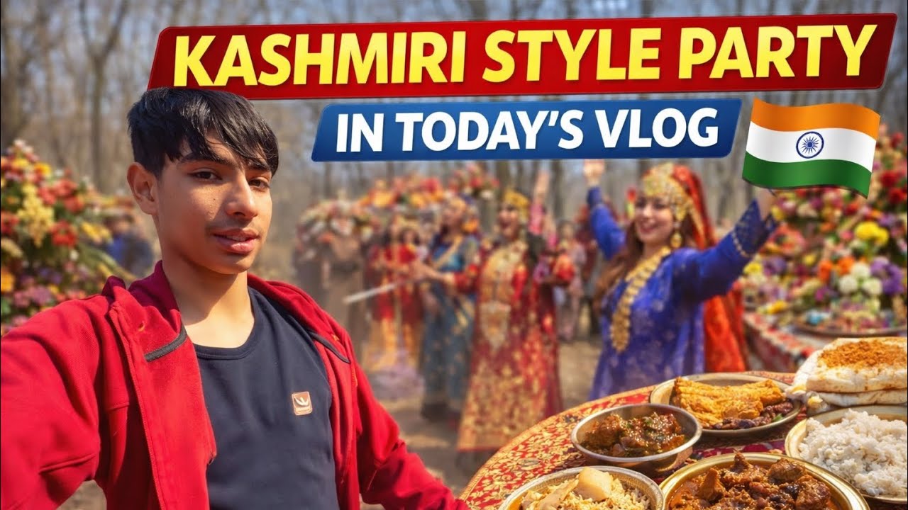 Kashmiri style party🥳in today’s vlog📸