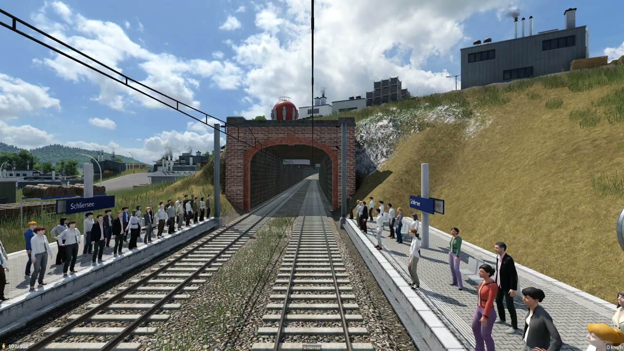 21 Minutes of Inter City Express Cockpit Train Ride | Transport Fever 2 Cockpit view