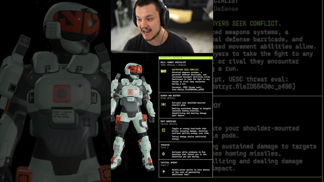 All Destroyer runner shell abilities in Marathon #marathonthegame