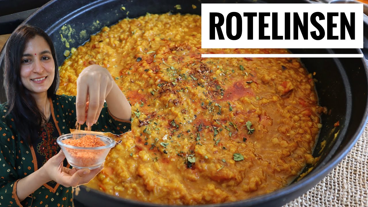 𝐃𝐀𝐋 – Schnelles Rotelinsen-Rezept, gesund & in 𝟑𝟎 𝐌𝐢𝐧 𝐟𝐞𝐫𝐭𝐢𝐠!