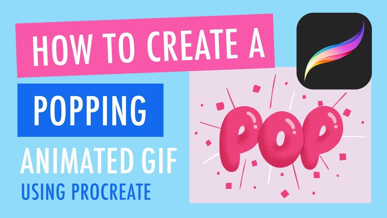 How to create a simple Animated GIF using Procreate