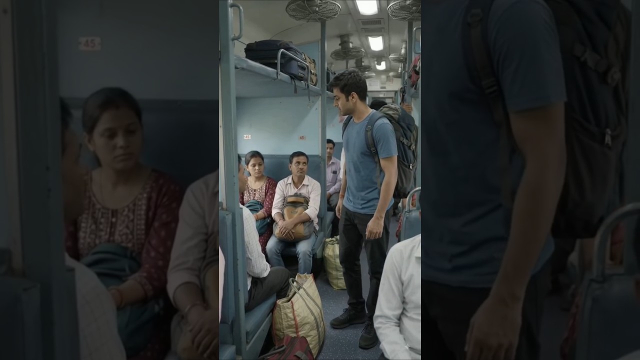 gaon jaate samay location Trein me travel #viral #video #storytelling #ai #tiktok #reels