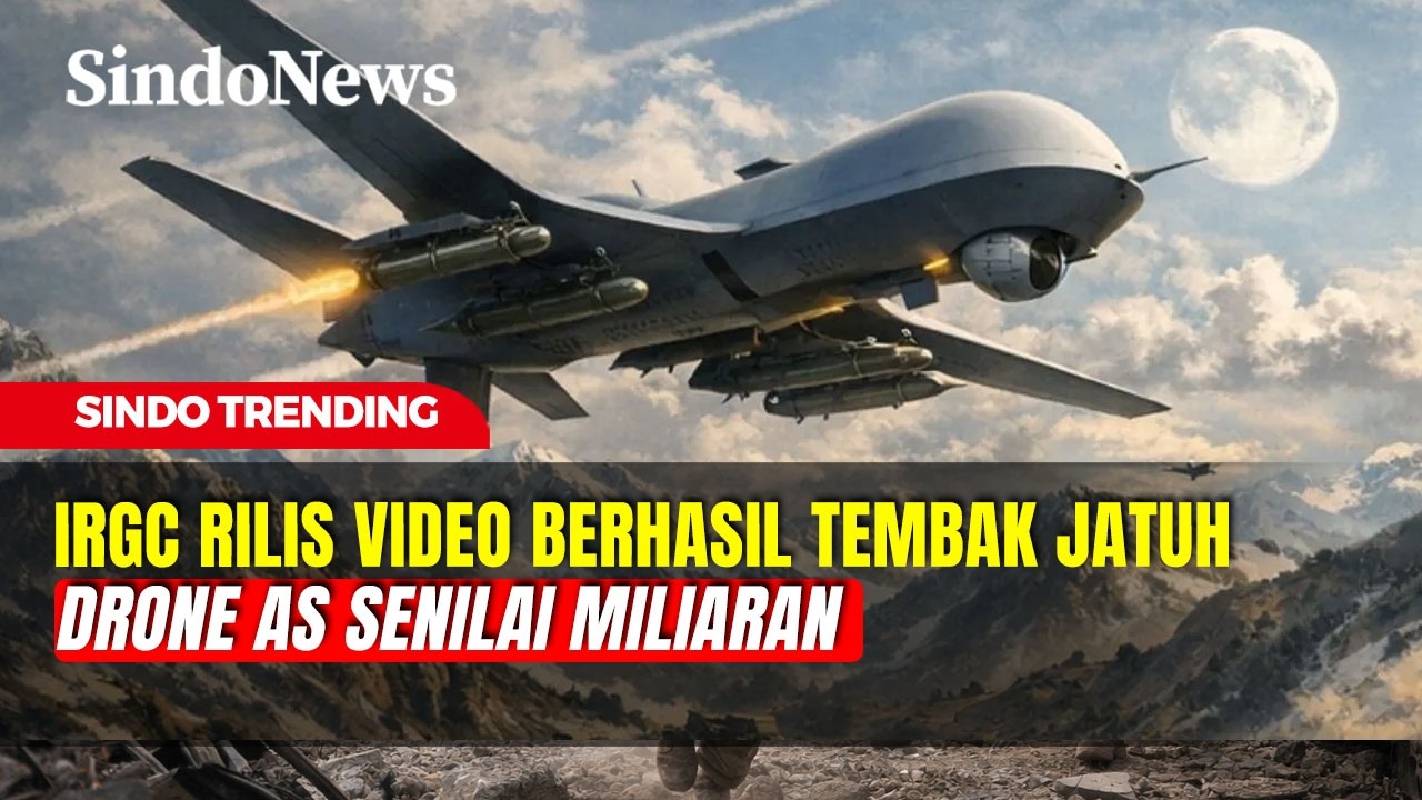 Iran Tembak Jatuh Drone Amerika Diduga Bernilai Ratusan Miliaran | Sindo Today | 16/03