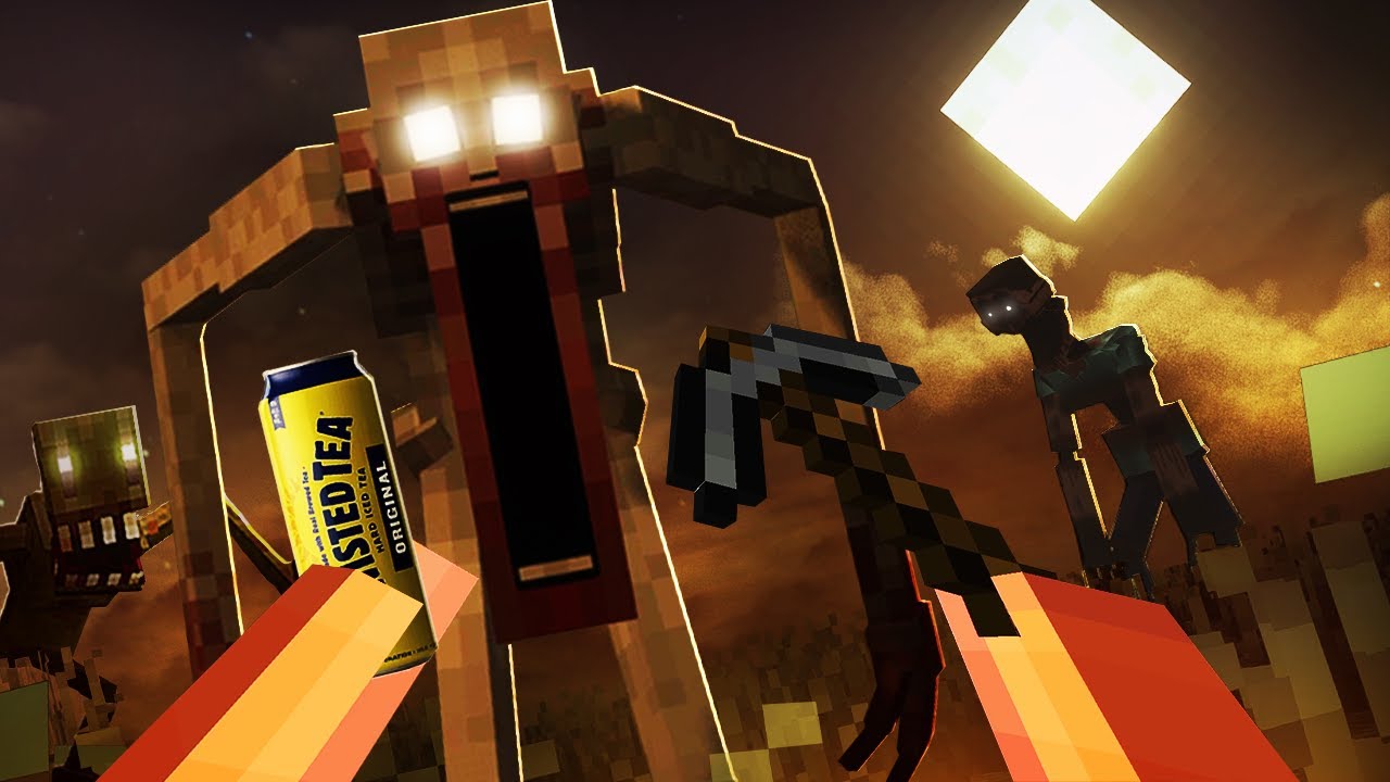 Getting Wasted In VR Horror Minecraft