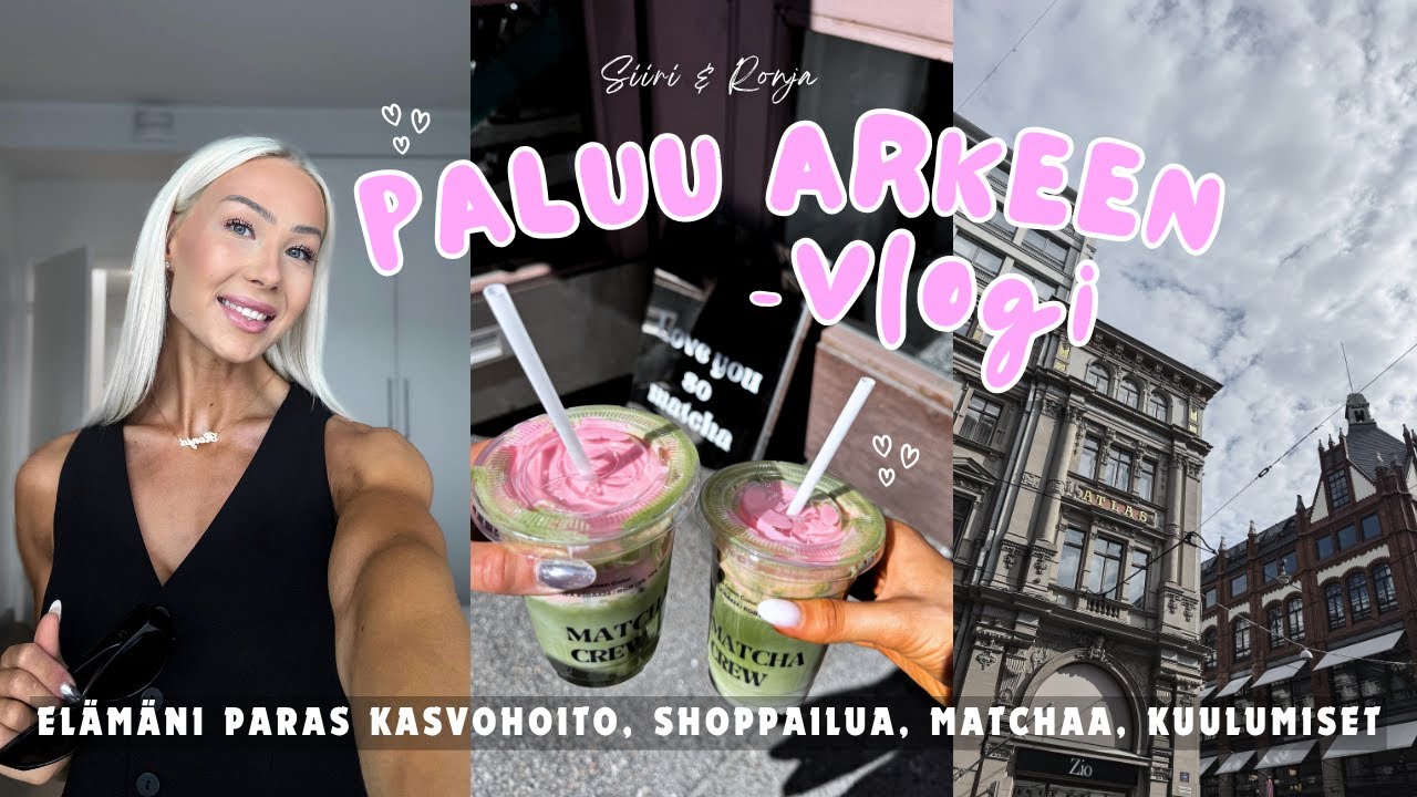 Elämäni paras kasvohoito & täydelliset nahkasaappaat | Paluu arkeen vlogi