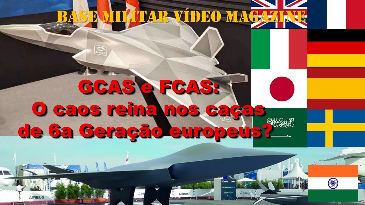 GCAS e FCAS: O caos reina nos caças de 6a Geração europeus?
