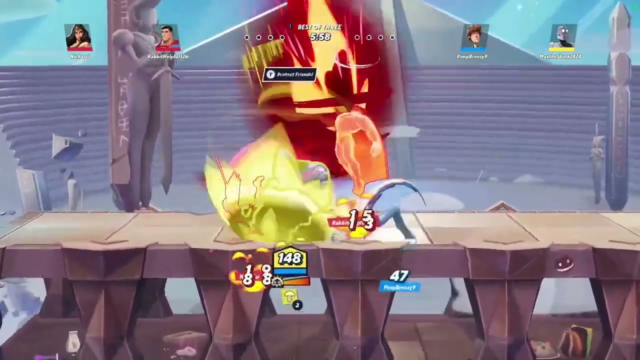 Most damage done in one game of multiversus