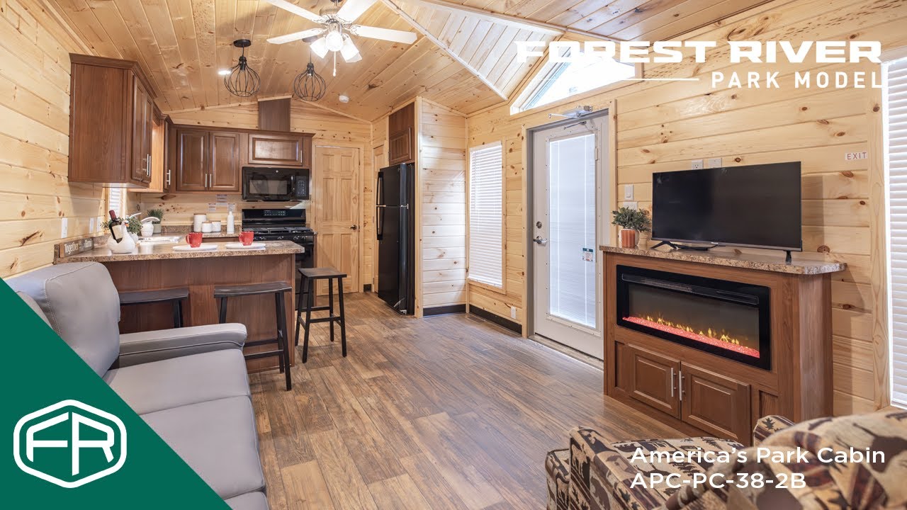 2026 Forest River Americas Park Cabin 38 2B Tour. Spacious Two Bedroom Destination Layout