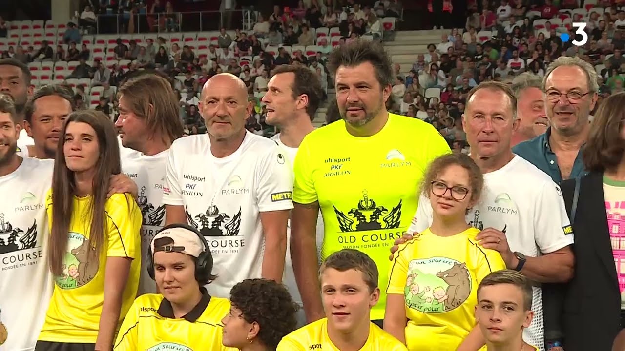 Jean-Pierre Papin, Fabien Barthez, Eric Cantona, Sébastien Chabal... Au match des légendes à Nice