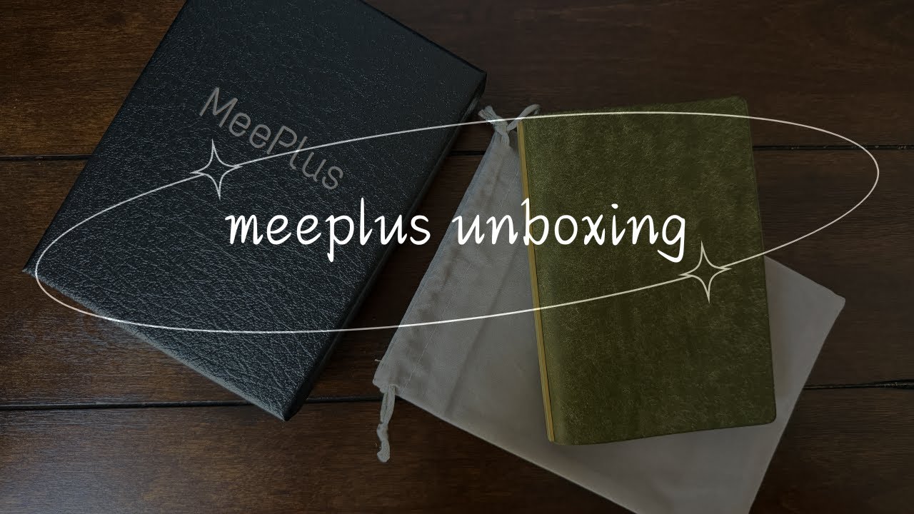 planner unboxing | meeplus pocket