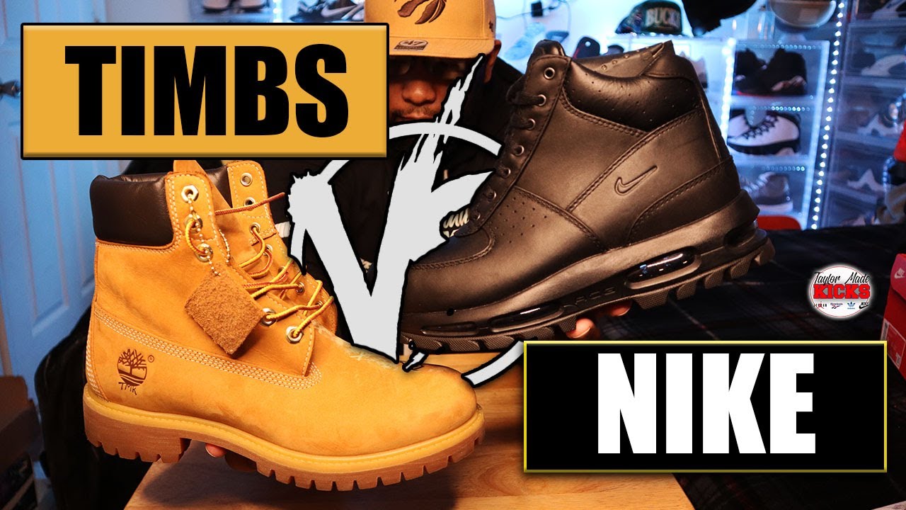 Ботинки Timberland против Nike ACG Goadome - Сезон обуви
