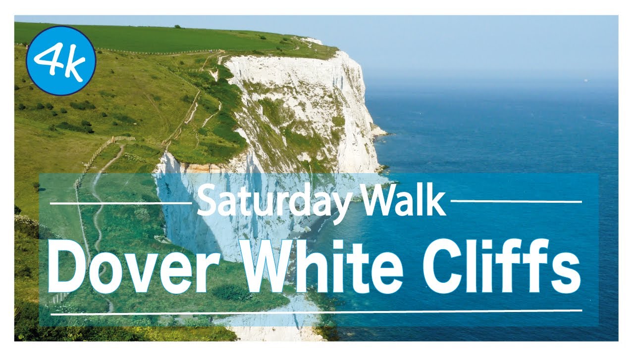Dover White Cliffs Walk | 4K |  Day Hike Saturday | 🇬🇧 Hiking UK | England