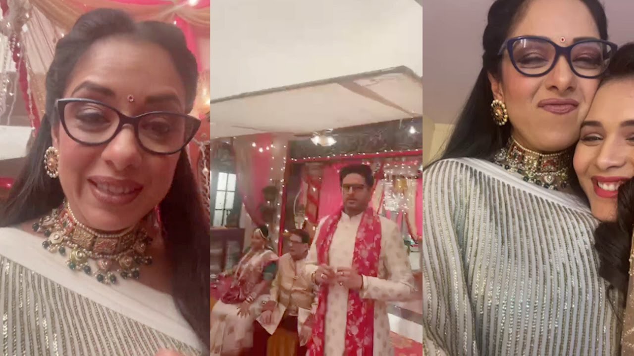 Anupama Serial LIVE Shooting With Rupali Ganguly, Gaurav Khanna & Madalsa Sharma