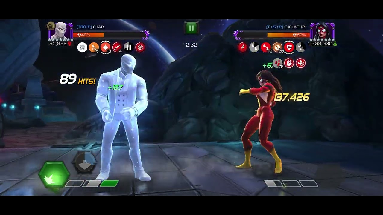 Mr Knight vs Spider Woman - Node 1 Alliance War A Big Thing (Off-Season)
