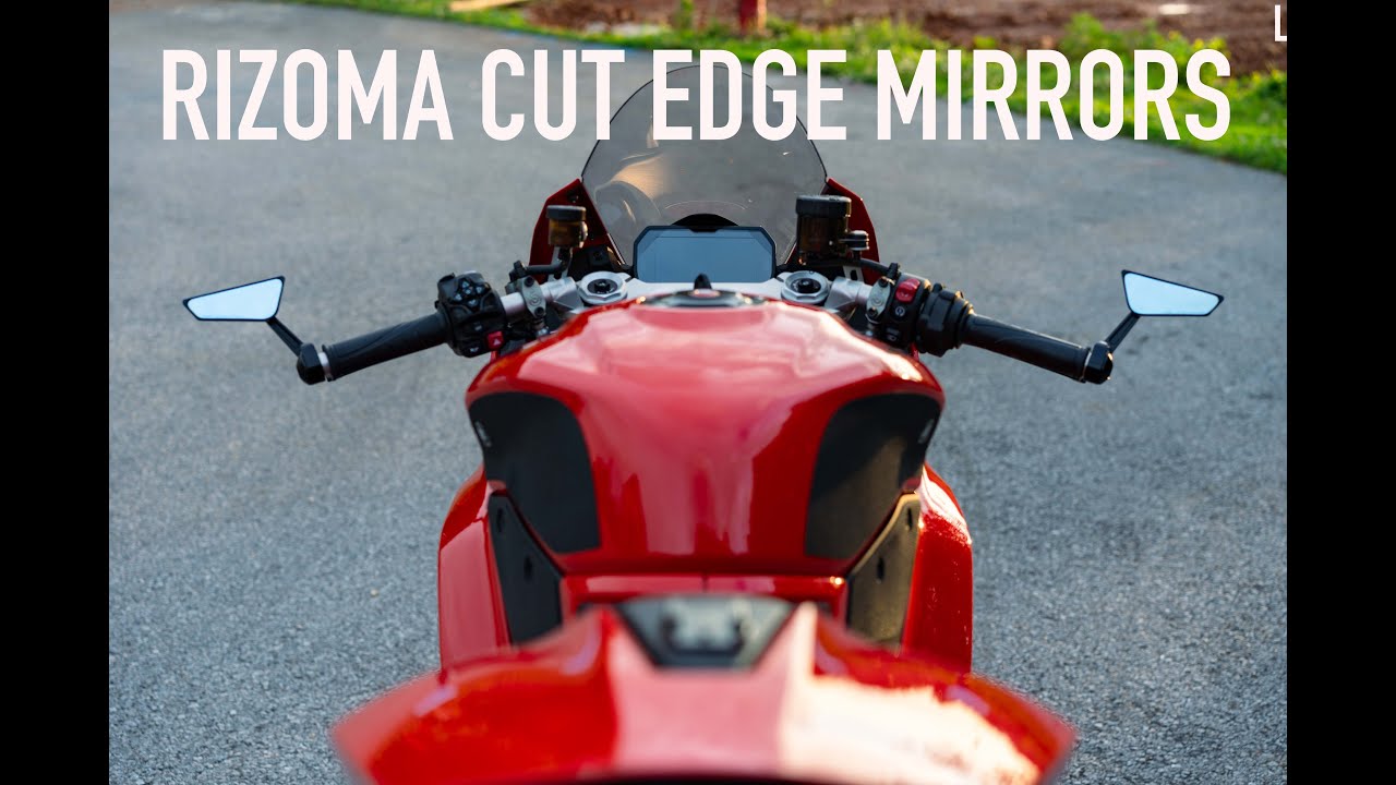 FANCY! | Rizoma Cut Edge Bar End Mirror Install on the 2025 Panigale V2