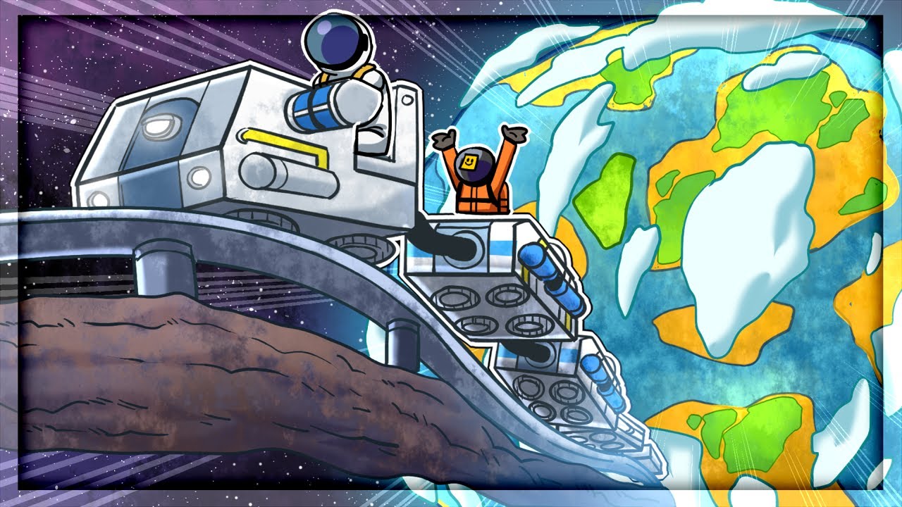 Building A Train To OUTER SPACE in Astroneer
