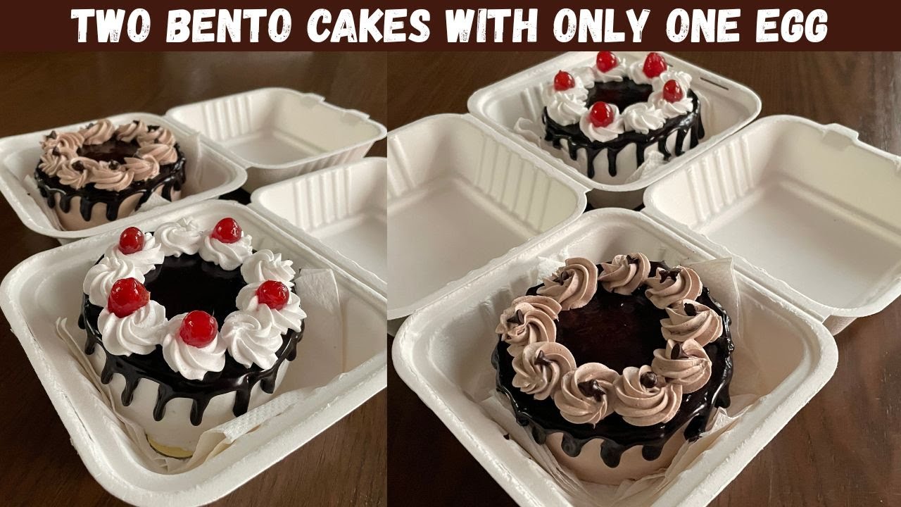 Perfect bento cake recipes for orders | Black forest and chocolate bento cake | தமிழ்