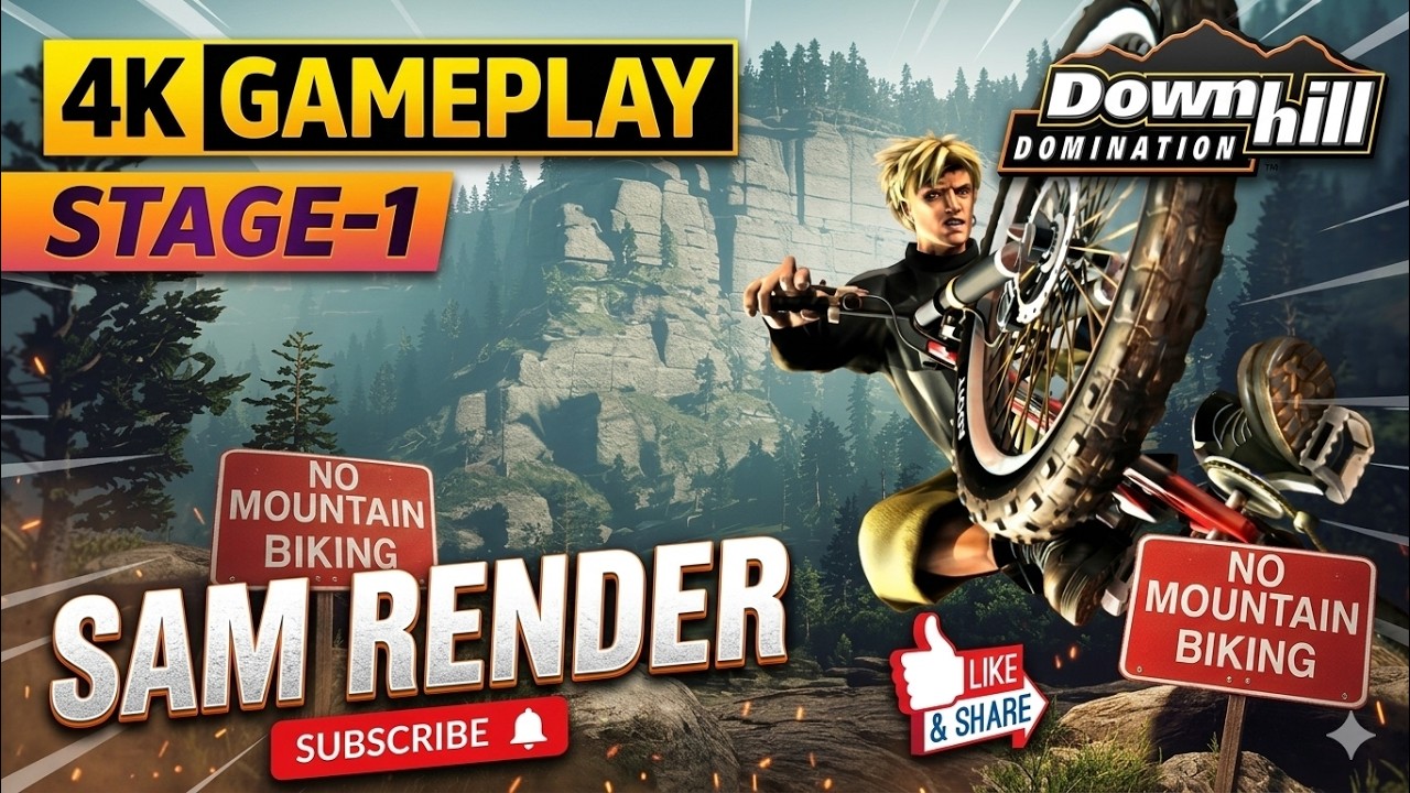 The PS2 Legend Never Looked This Good: Downhill Domination 4K | STAGE-1|