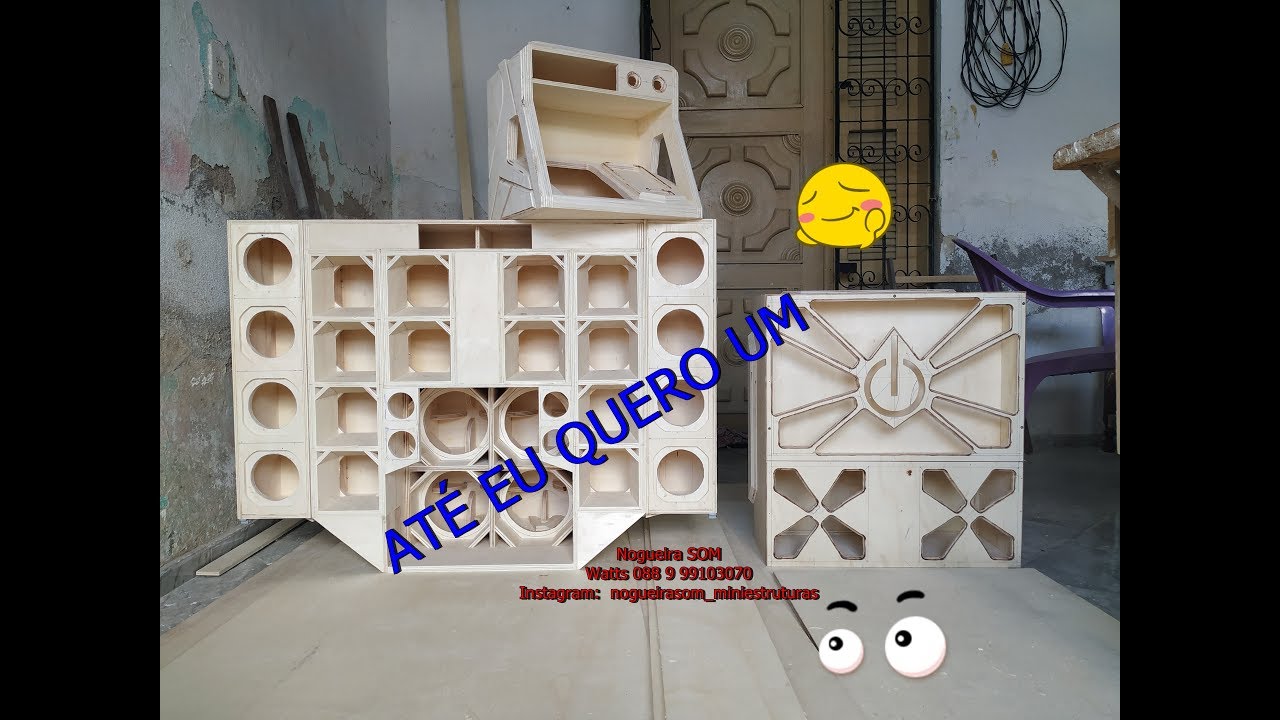 Kit Mini Paredao 4  Grave 6 POLEGADA