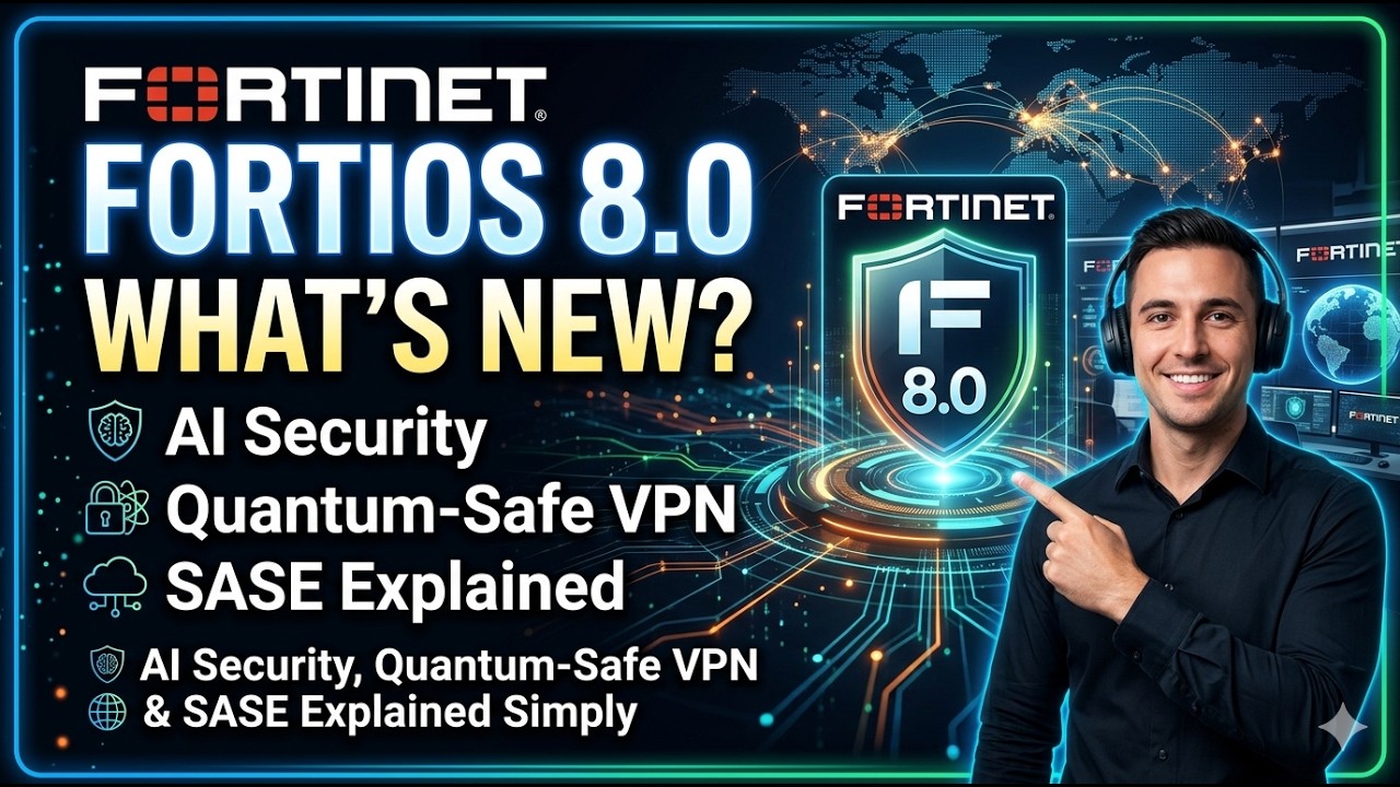 🚀 FortiOS 8.0 &mdash; Что нового в безопасности с использованием ИИ, VPN с квантовой защитой и SASE &mdash; п...
