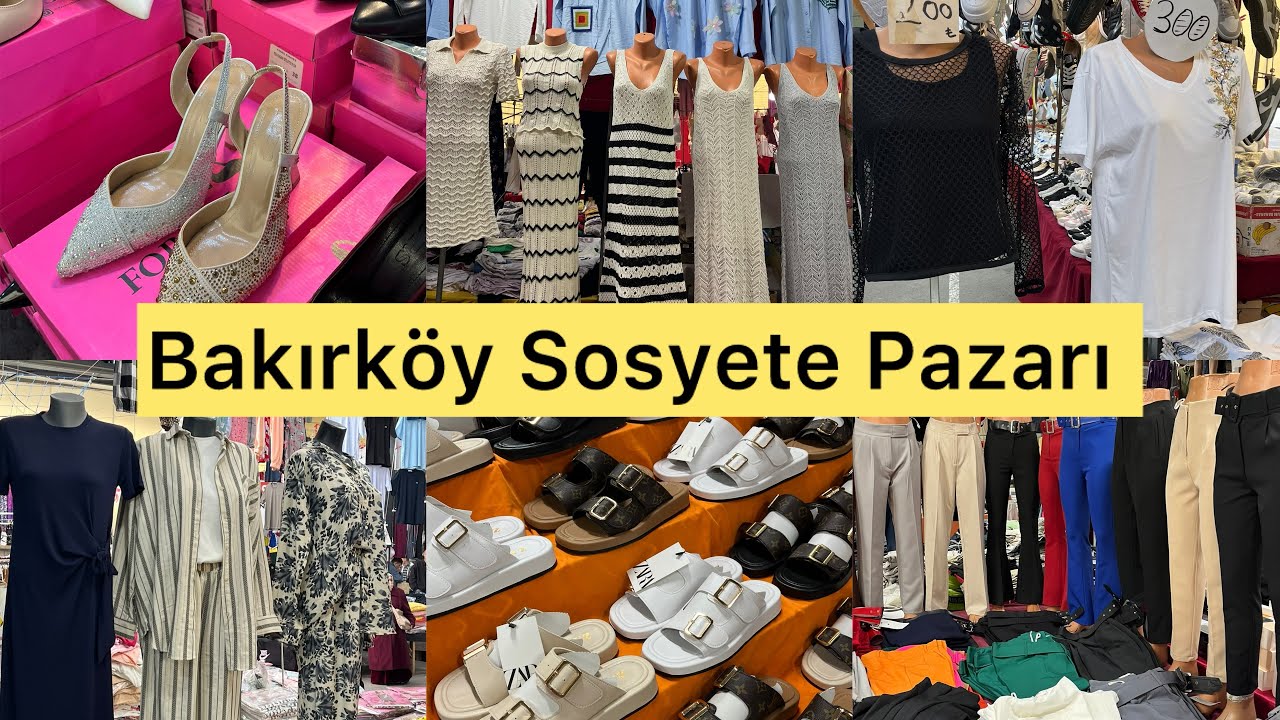 BAKIRKÖY SOSYETE PAZARI 🛒🛍️20 Nisan Pazar 🗓️Keyifli Seyirler 🌺