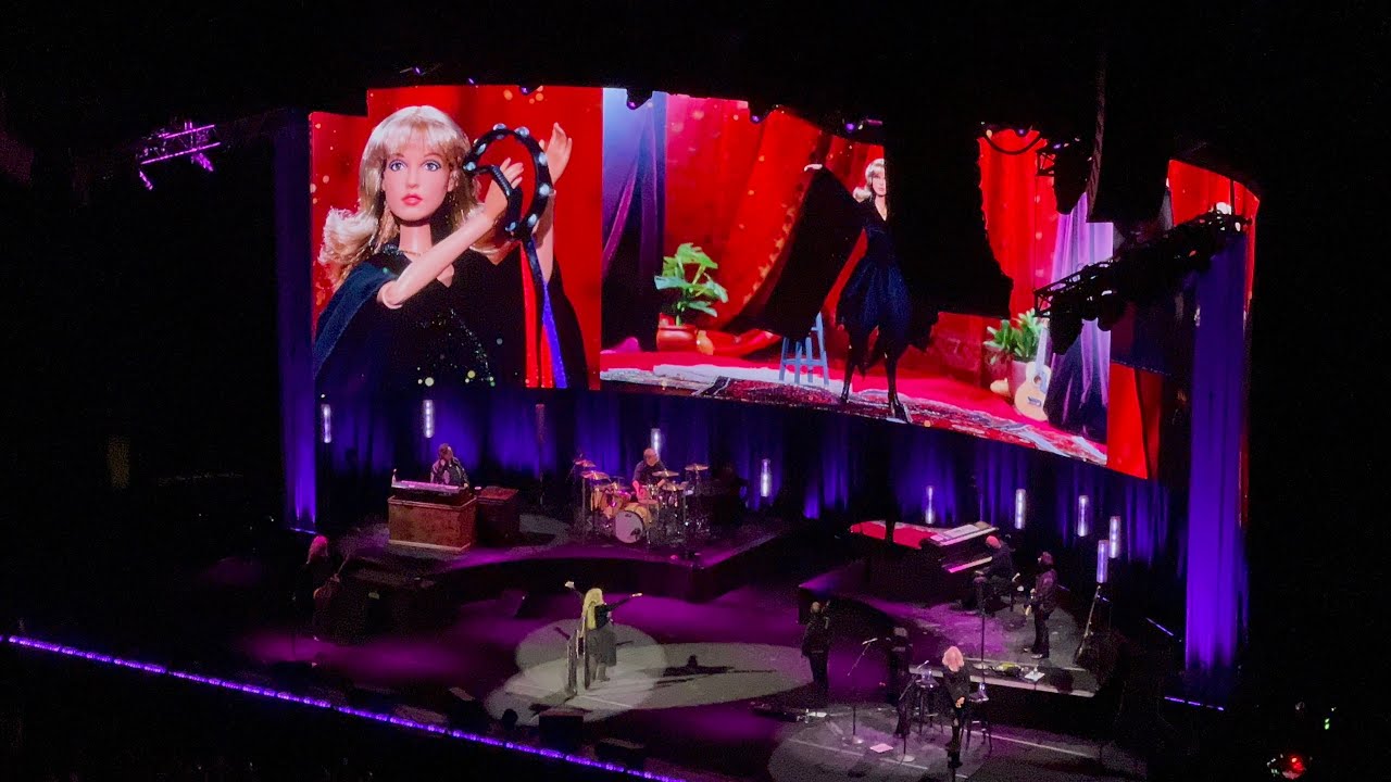 Stevie Nicks revealing her own Barbie doll  (Madison Square Garden NYC 10/1/23)