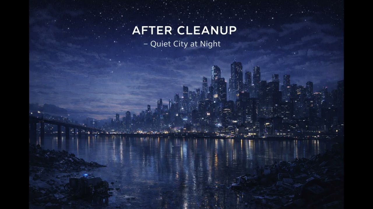 AFTER CLEANUP | Quiet City at Night | Cyberpunk Lo-Fi