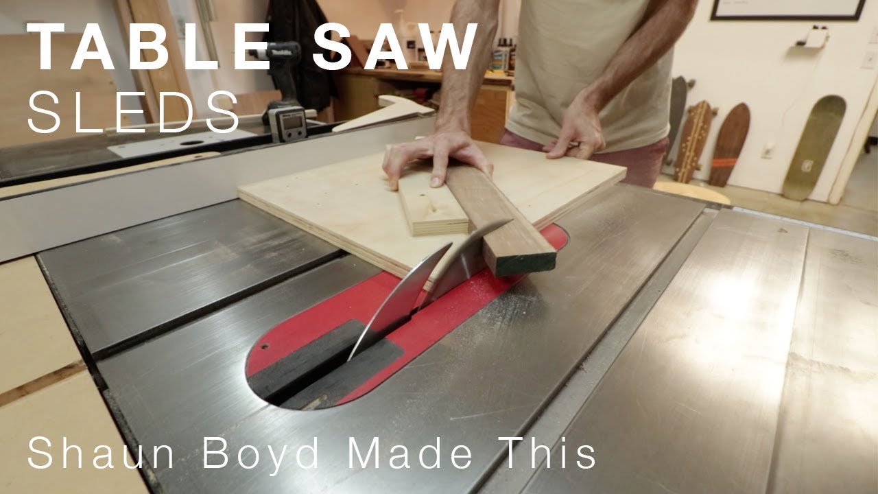 Table Saw Sleds - the reason I don't own a miter saw