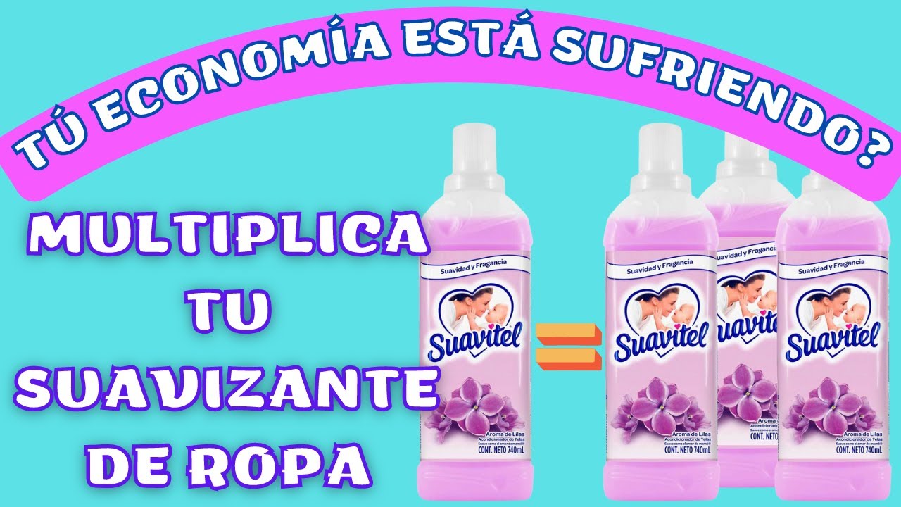 🚨MULTIPLICA Fácilmente Tú SUAVIZANTE Súper RENDIDOR y Muy ECONÓMICO🤑Cómo AHORRAR DINERO | SUAVIZANTE