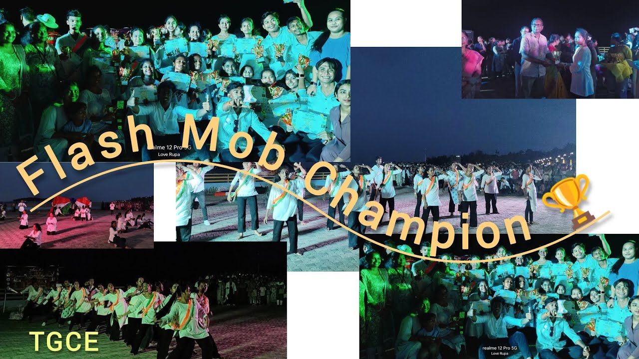 Flash Mob ANCO FEST 2025 ✨ TGCE 🥇🏆 Andaman and Nicobar Islands College Fest 💃🏻