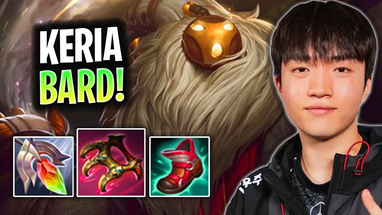 KERIA PLAYS HIS ICONIC BARD! | T1 Keria Plays Bard Support vs Braum!  Season 2025