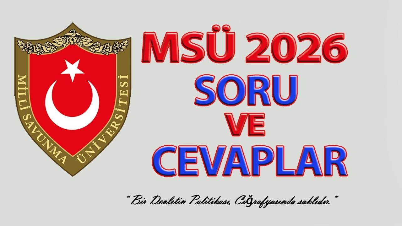 MS&Uuml; 2026 Soru ve Cevaplar #ms&uuml; #ms&uuml;2026 